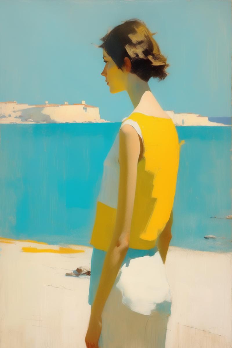 00368-113247748-_lora_Euan Uglow Style_1_Euan Uglow Style - young woman portrait at Cote d'azur in 1967, standing in a distance, facing the ocea.png